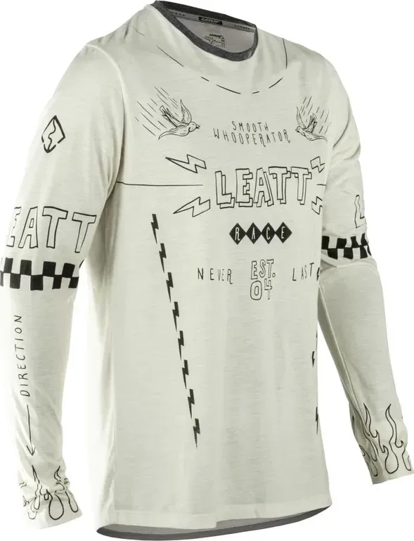LEATT dres dlhý rukáv MTB Gravity 3.0, Cream White