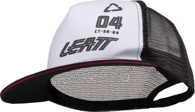 Leatt šiltovka Cap Trucker, unisex, black/white