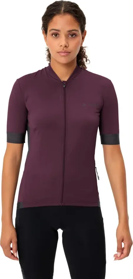Vaude cyklistický dres Kuro FZ, dámsky, cassis