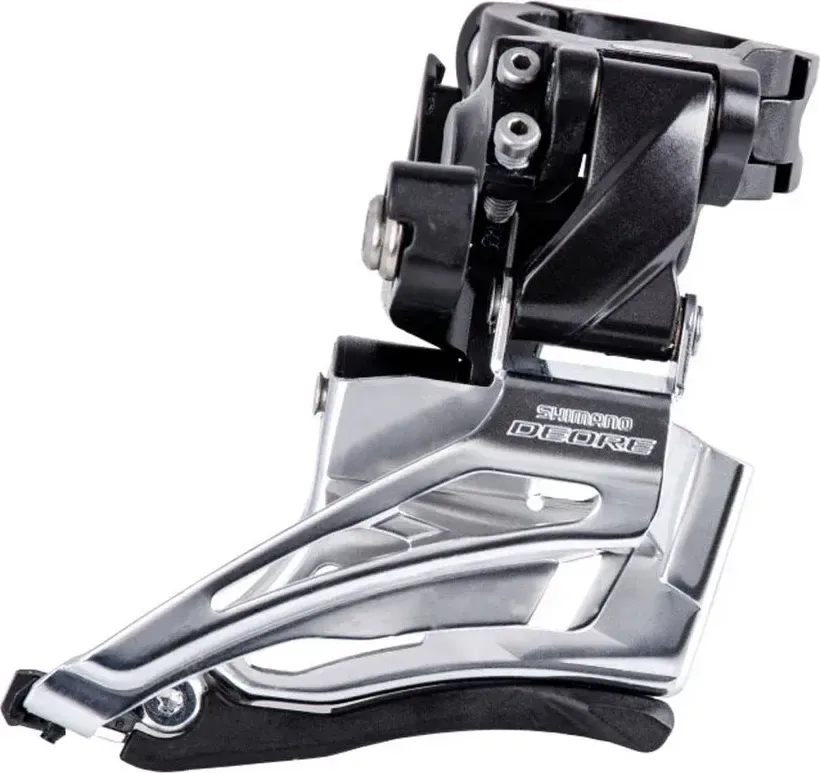 Prešmyk Deore FD-M6025 2x10 uni ťah Down Swing (34,9/31,8/28,6mm) 34-38z.