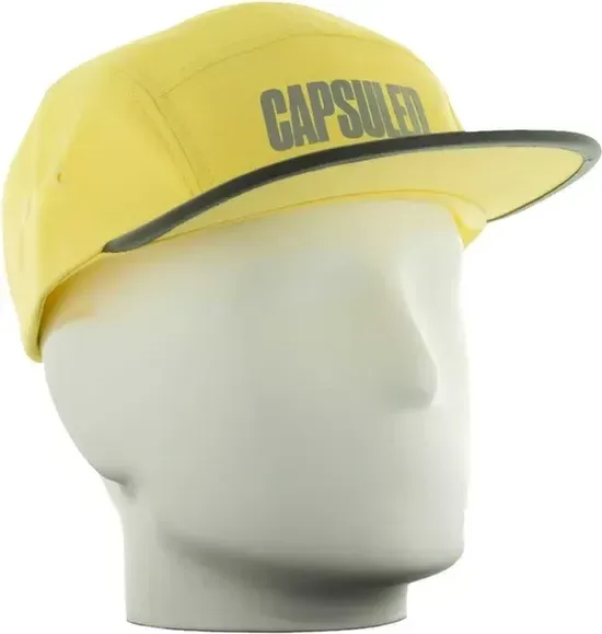 Capsuled Šiltovka Reflective Flex Cap, Sivá/Žltá