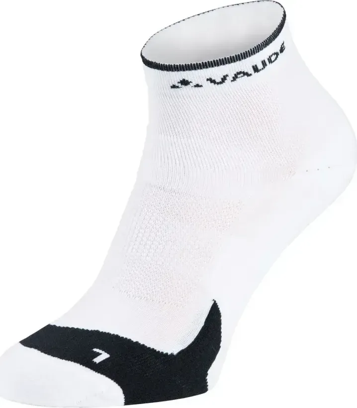 Vaude krátke ponožky, white