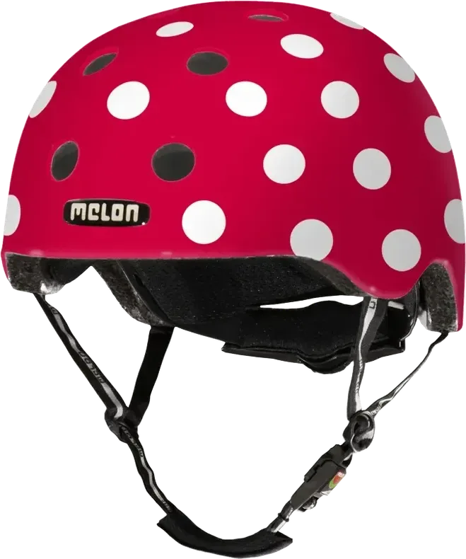 Melon Cyklistická prilba Dotty White M/L, Červená