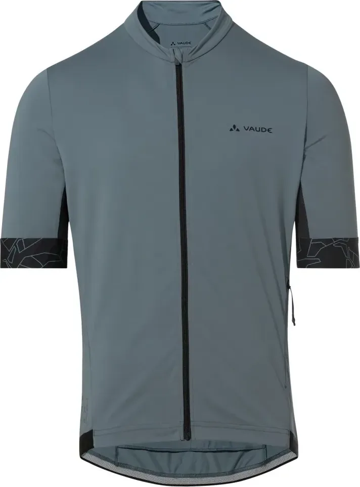 Vaude cyklistický dres Kuro FZ, pánsky, sivý (heron)