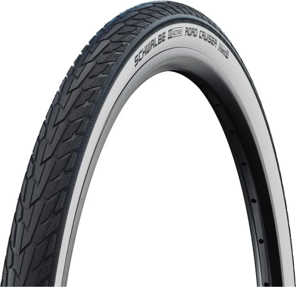 Plášť ROAD CRUISER 27x1 1/4 (28/32-630) 50EPI 550g TwinSkin K-Guard Green biely bok