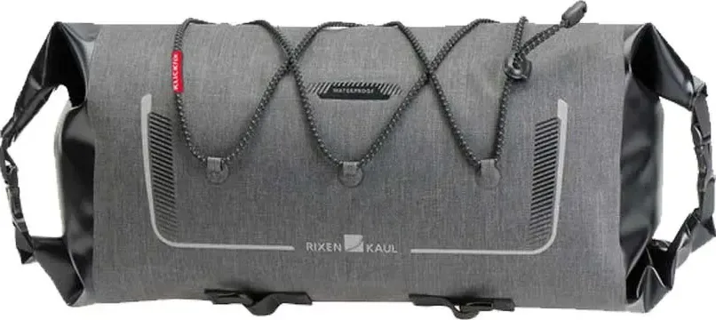 KLICKfix BIKEPACK vodotesný vak na riadidlá 12 l, Sivá