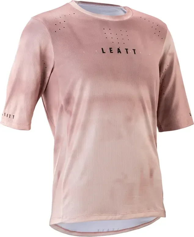LEATT dres krátky rukáv MTB Gravity 4.0 Women, Dusty Pink