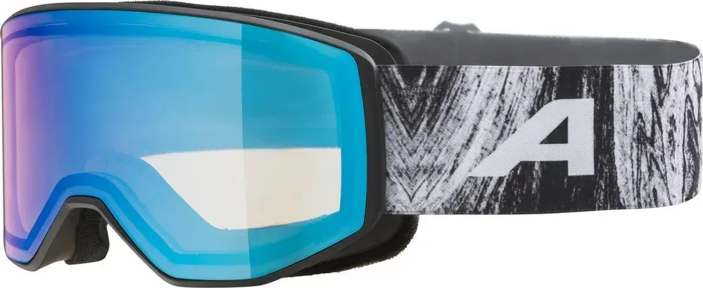 Alpina lyžiarske okuliare VENET black-glacier matt Q-LITE blue