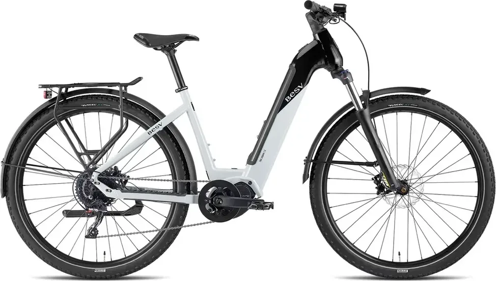 BESV Mestský elektrobicykel TRX Urban 1.3 LS 2026 S, Sivá/Biela