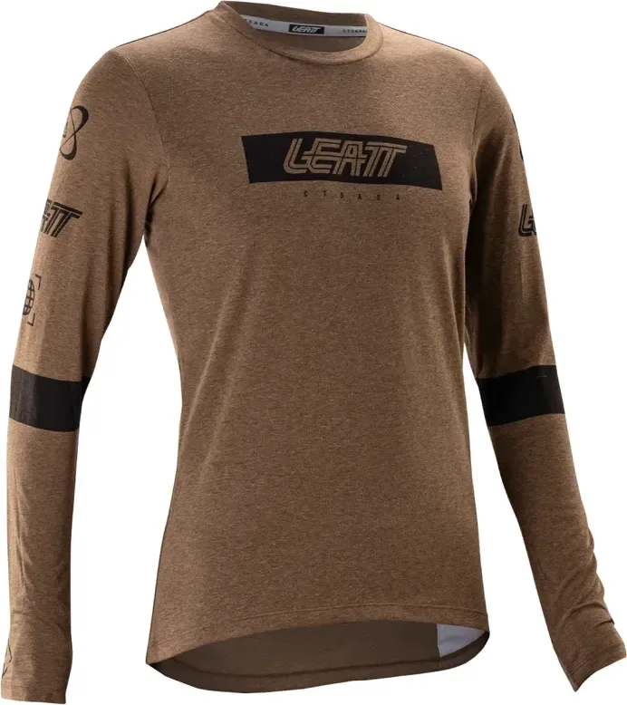 LEATT dres dlhý rukáv MTB Gravity 3.0 Women, Loam Brown