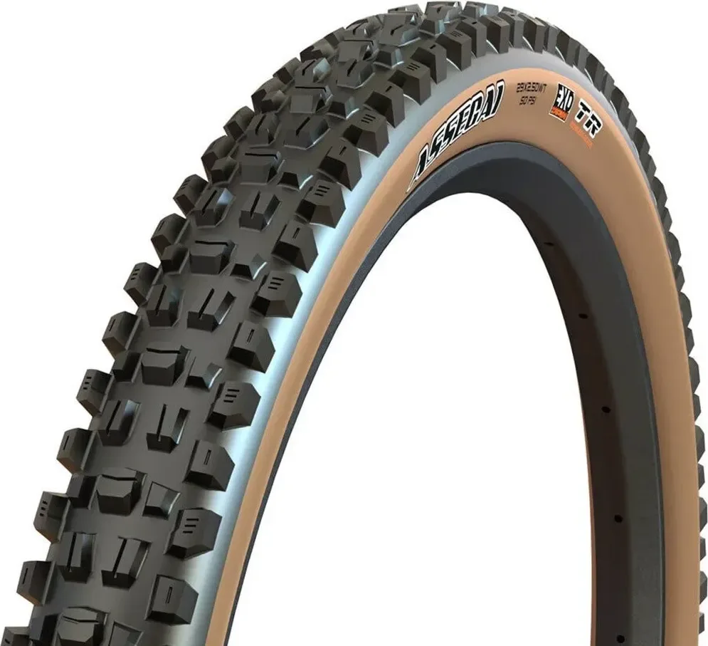 Maxxis plášť ASSEGAI 27.5" - EXO/TR/TANWALL, 60TPI, kevlar