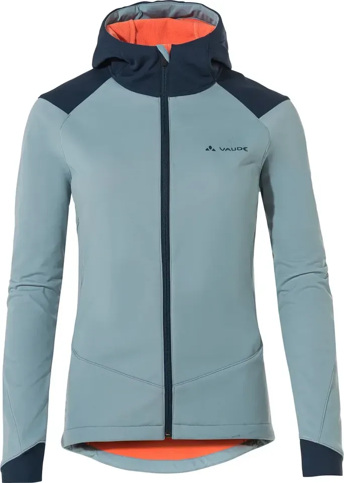 Vaude cyklistická bunda Qimsa Softshell, dámska, cloudy blue