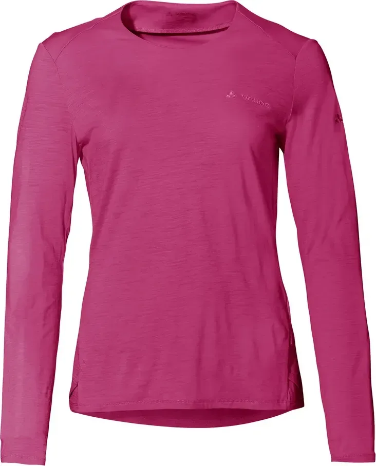 Vaude vlnené tričko Yaras LS WOOL, dámske, liči