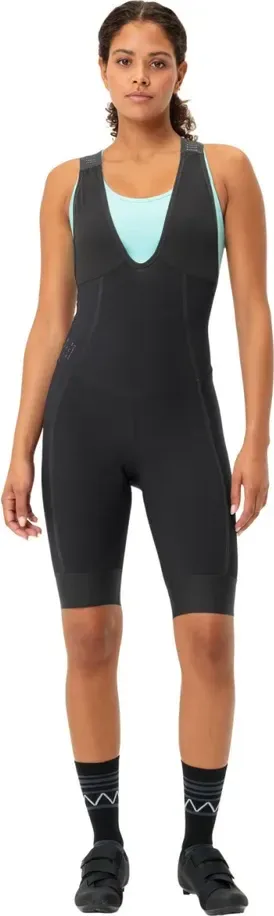 Vaude cyklistické nohavice Furka Bib, dámske, black