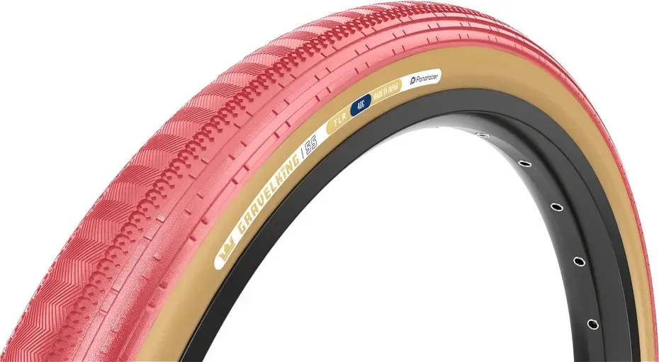 PANARACER plášť Gravelking SS - 700, kevlar, Sakura, Brown sidewall