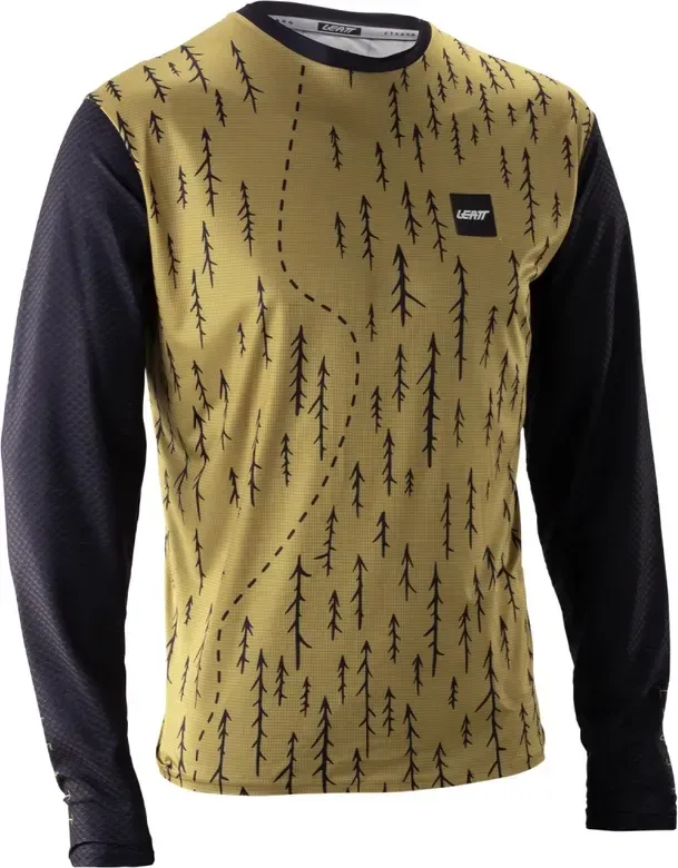 LEATT dres dlhý rukáv MTB Trail 3.0, Trails Brown