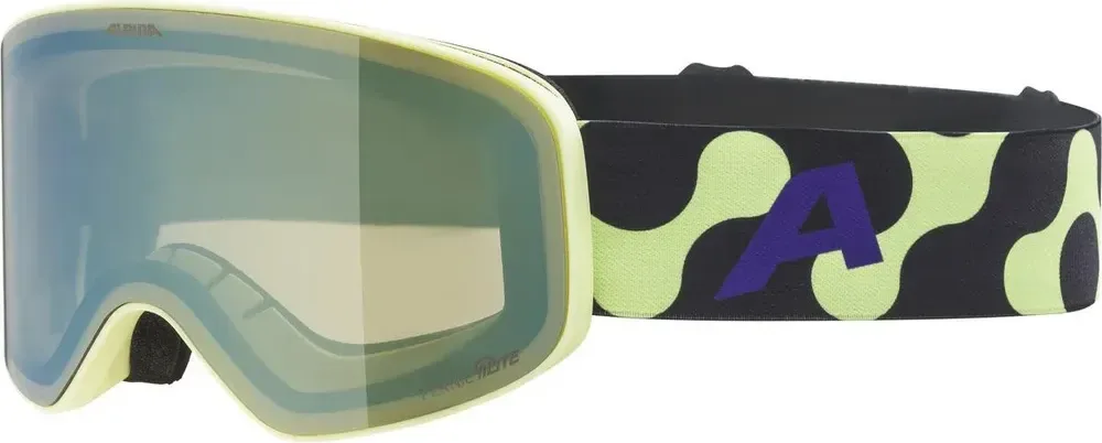 ALPINA Lyžiarske okuliare detské FERNIE Q-LITE sunny-lime matt