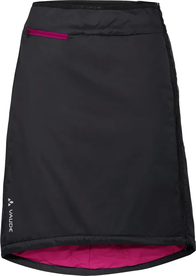 Vaude sukňa Neyland Padded, dámska, black