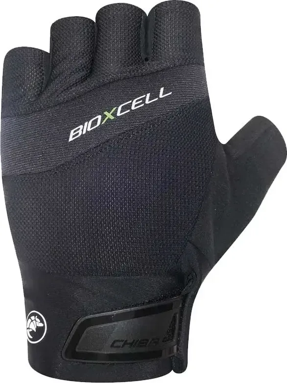 Chiba Cyklistické rukavice pre dospelých BioXCell Pro čierne M, Čierna