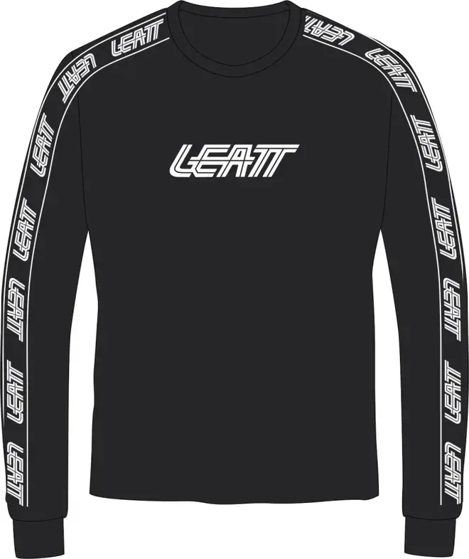 LEATT tričko dlhý rukáv Tech, Black