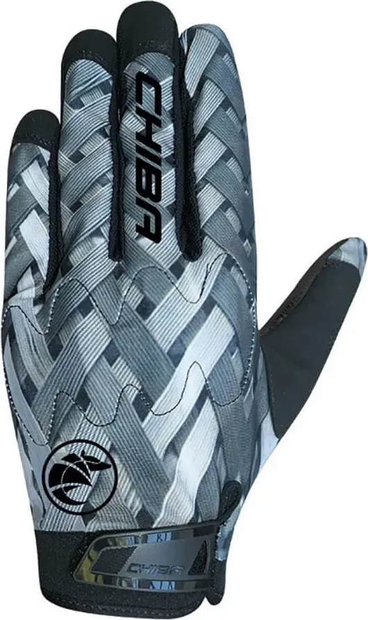 Chiba Cyklistické rukavice Elements GREY XL, Sivá