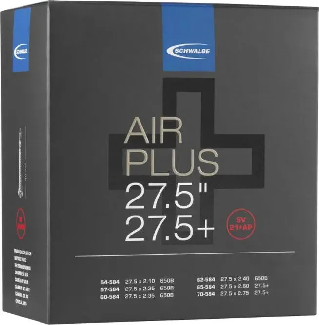 Duša AIR PLUS SV21+AP 27.5x2.10/3.00 (54/70-584) FV 40mm 400g