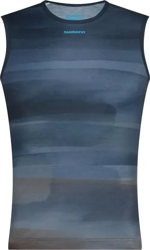 Tričko VERTEX PRIMA SL BASE LAYER PRINTED aurora modré /Vel:L