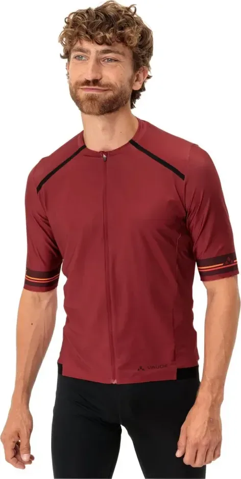 Vaude cyklistický dres Furka FZ II, pánsky, carmine