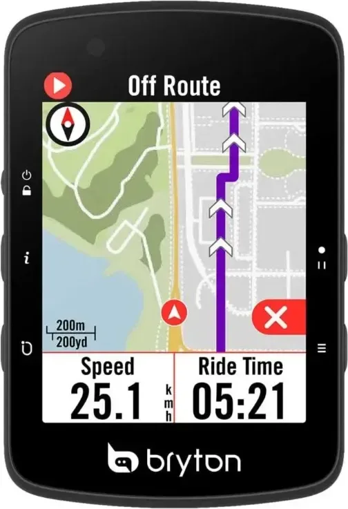 Bryton GPS cyklopočítač RIDER 650 E
