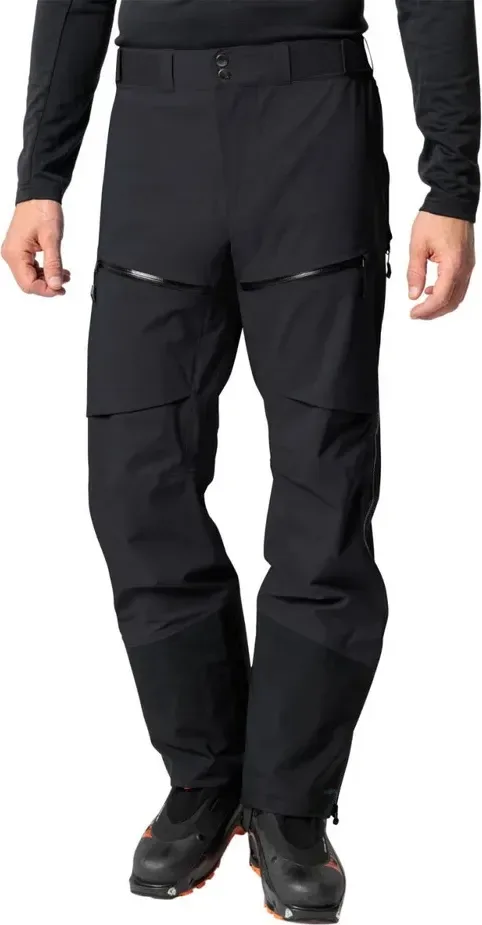 Vaude hardshell nohavice Monviso 3L, pánske, čierne