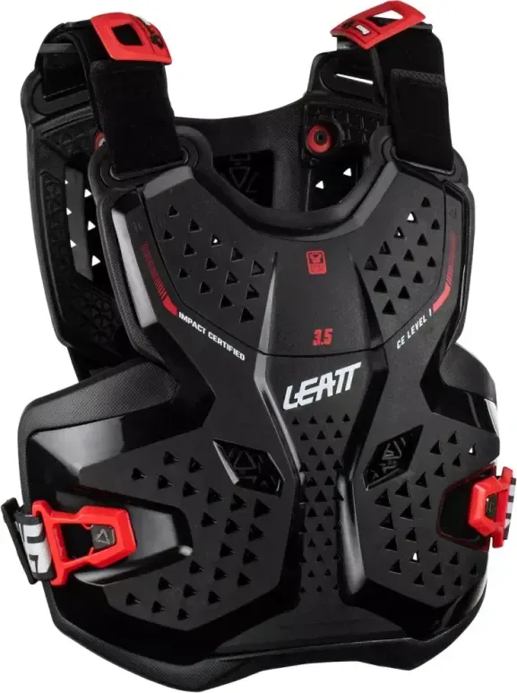 Leatt chránič tela Chest protector 3.5 Junior, čierna/červena