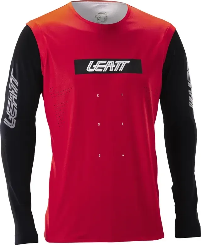 LEATT dres krátky rukáv MTB Gravity 8.0, Race Red