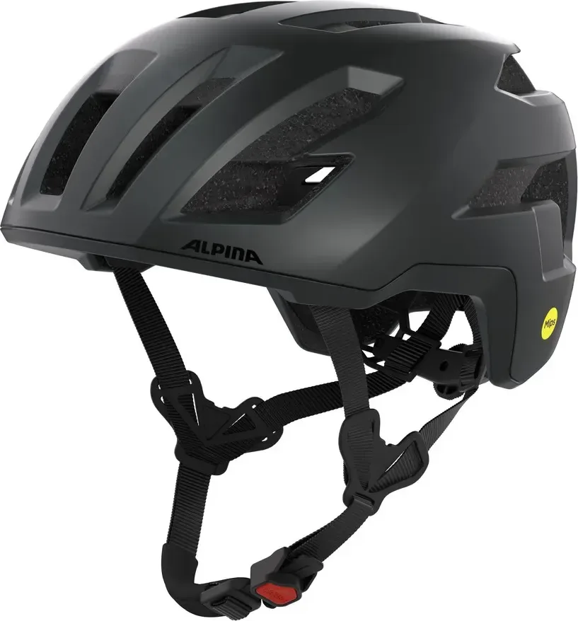 ALPINA Cyklistická prilba TAUNUS GRAVEL MIPS black matt
