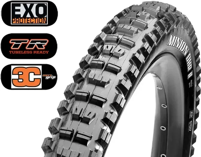 Maxxis plášť MINION DHR II 29" x 2.40WT - 3CG/EXO/TR, 60TPI, kevlar