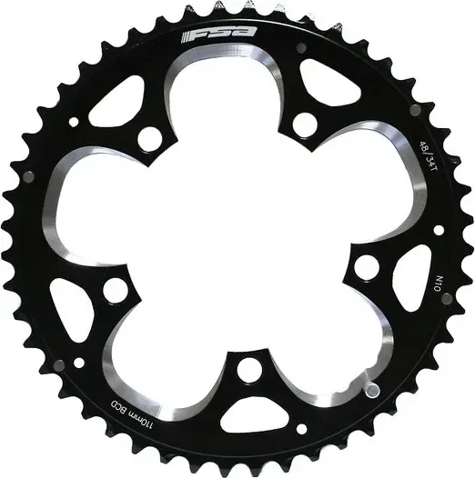 FSA prevodník ROAD PRO black 5h 130x48T pin 8mm S10 WA143