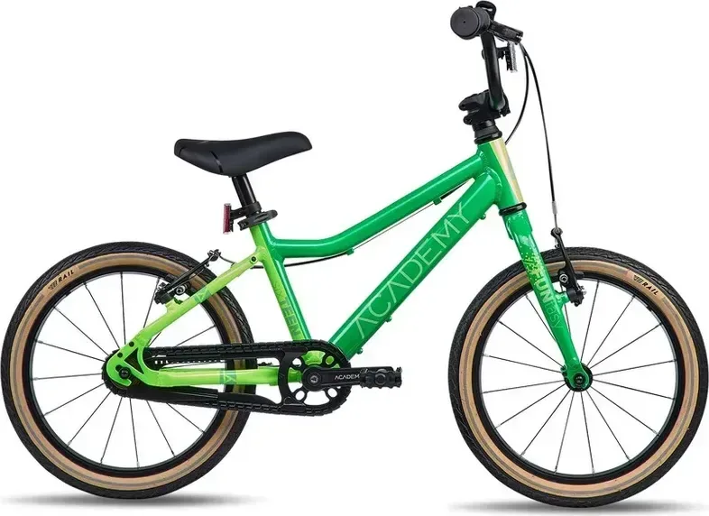 ACADEMY Detský bicykel Grade 3 Edition FUNtasy - 16" 2025, Zelená/Ružová/Modrá
