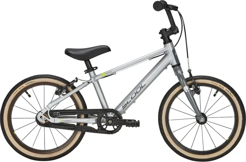 Detský bicykel limitovaná edícia 16 ", Zelená/Sivá