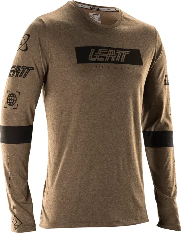 LEATT dres dlhý rukáv MTB Gravity 3.0, Loam Brown