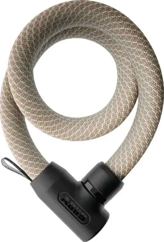 ABUS Zámok na bicykel Yarnit 4004K/110, Čierna/Sivá/Modrá/Fialová