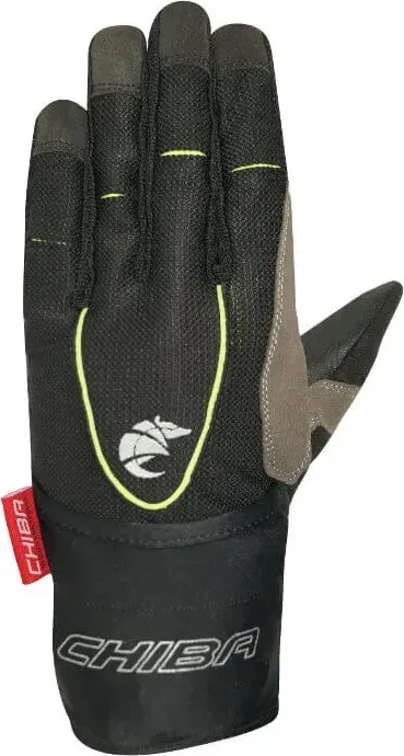 Chiba Cyklistické rukavice Pro Summer BLACK M, Čierna