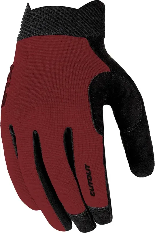 Rukavice KLS CUTOUT LONG 025, terracota red, L