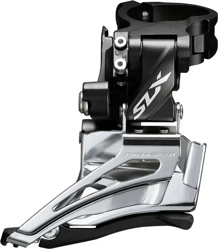 Prešmyk SLX FD-M7025 2x11 uni ťah Down Swing (34,9/31,8/28,6mm) 38z.