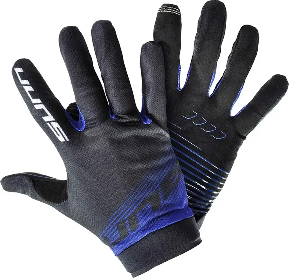 SUNN Cyklistické rukavice AIR 1 BLUE XXL, Čierna/Modrá