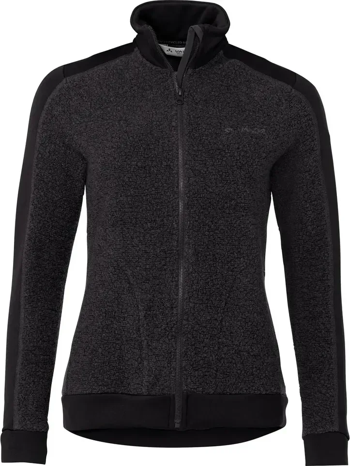 Vaude mikina Skomer Wool Fleece, dámska, phantom black