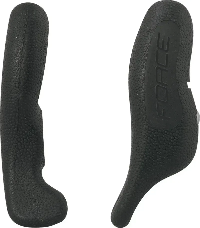 FORCE rohy RAB 12 cm AL + guma, čierne
