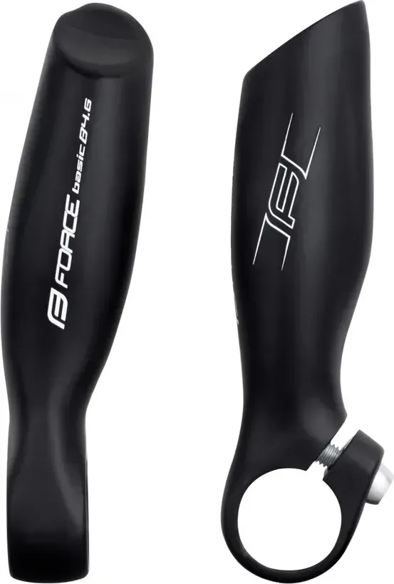 FORCE rohy B4.6 11,5 cm Al, čierne matné