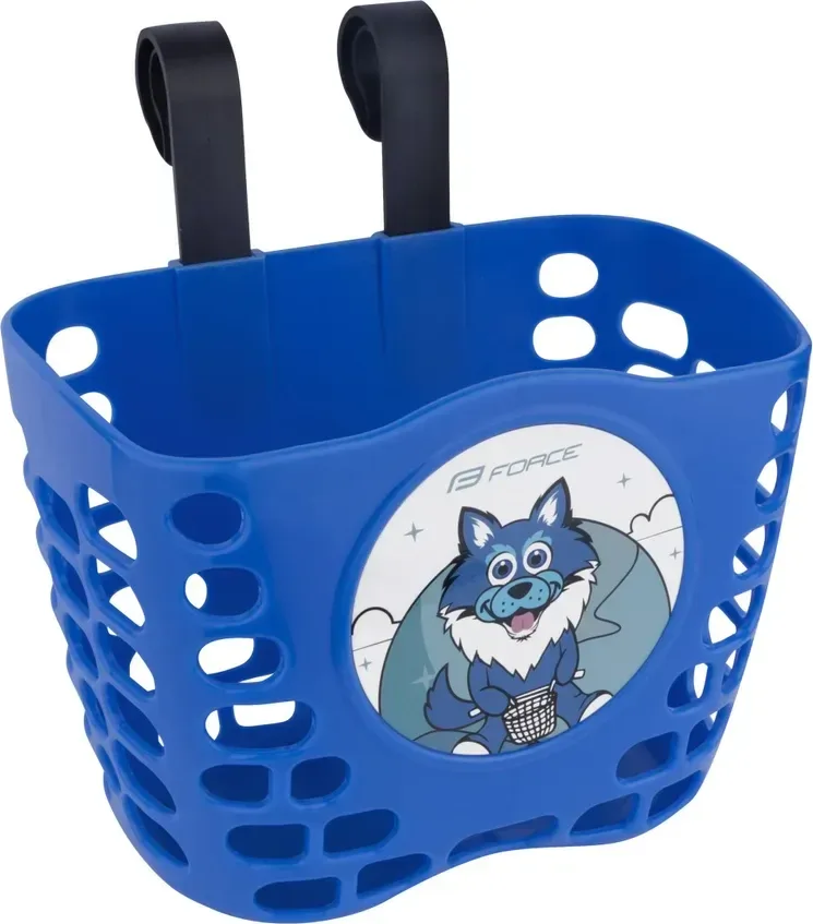 Force košík na riadidlá, detský, modrý