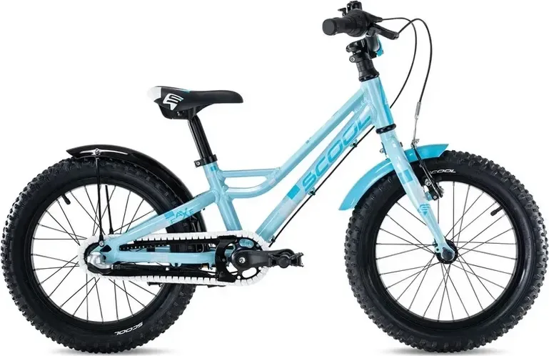 Detský bicykel faXe 16 - 3s Nexus - svetlomodrý reflexný (od 105 cm), Modrá