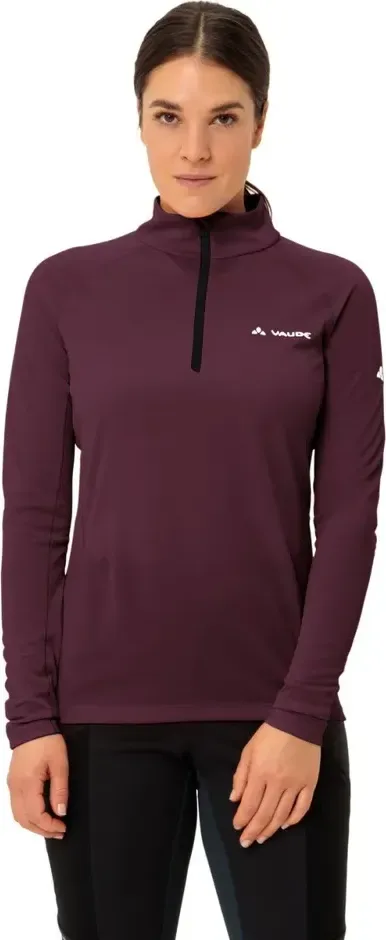 Vaude tričko s dlhým rukávom Larice Light, dámske, fialová - cassis
