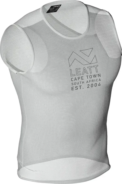 Leatt tričko Sleeveless Base, White